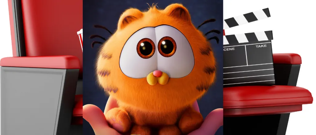 Movie poster for The Garfield Movie