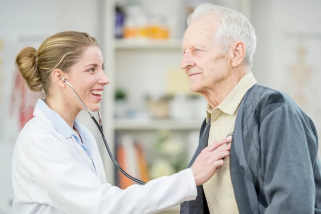 PICT Person receive medical examination from a healthcare worker - Family Features