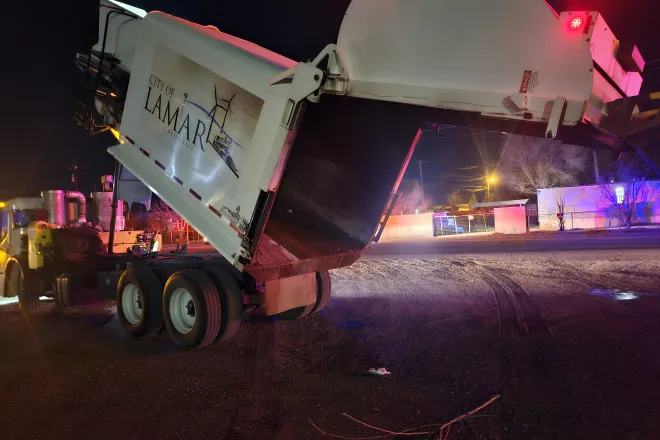 City of Lamar sanitation truck