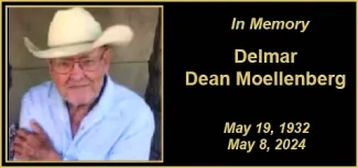 Memorial photo of Delmar Dean Moellenberg