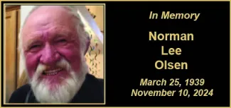 Memorial photo for Norman Lee Olsen