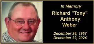 Memorial photo for Richard "Tony" Weber.