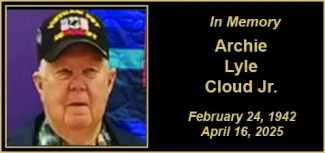 Memorial photo of Archie Lyle Cloud, Jr.
