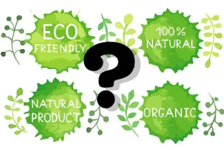 PROMO Environment - Question Mark Eco Friendly Natural Organic Words Logos - iStock - Happiestsim