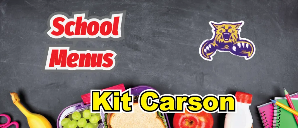 Concept art for the Kit Carson School Menus