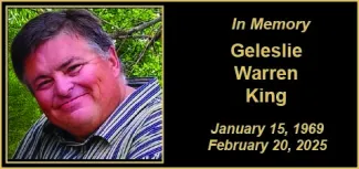 Memorial photo for Geleslie Warren King