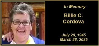 Memorial photo of Billie C. Cordova