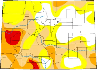 Colorado drought conditions for May 6, 2025 - National Drough Mitigation Center